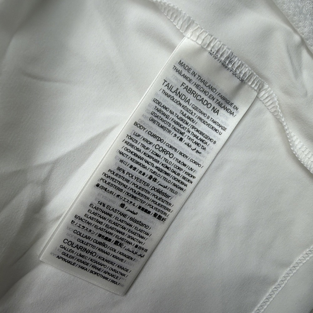 Georgia Bulldogs Nike Dri-FIT 1/4 Zip Pullover Men's XXL White Short Sleeve - Picture 9 of 11